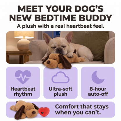Heartbeat Pup – Your Dog's Bedtime Buddy
