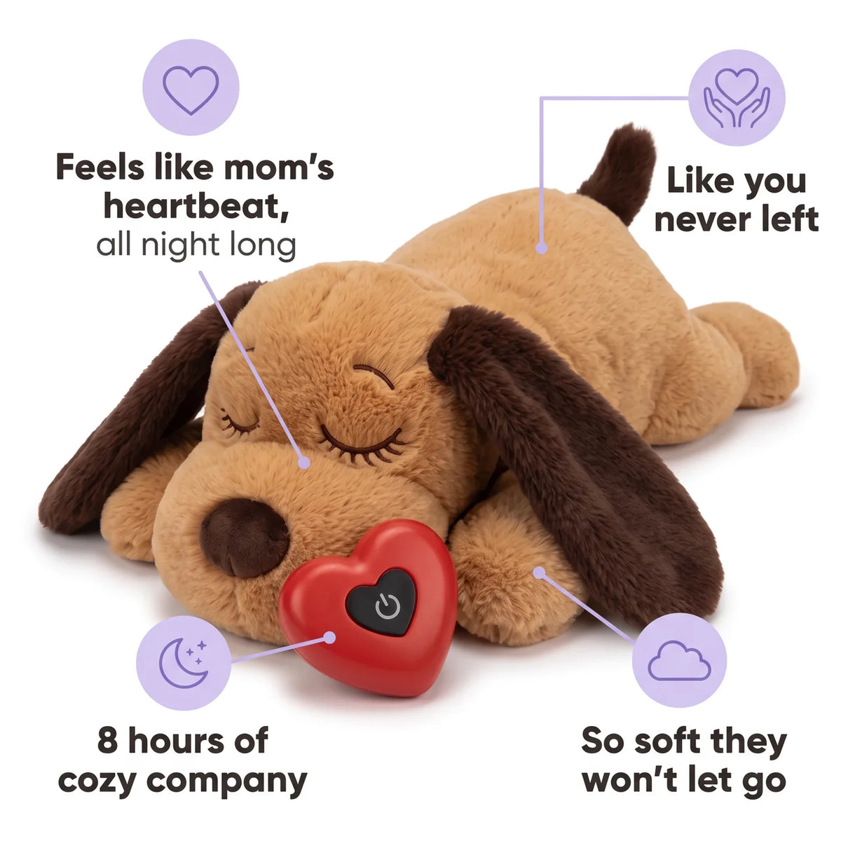 Heartbeat Pup – Your Dog's Bedtime Buddy